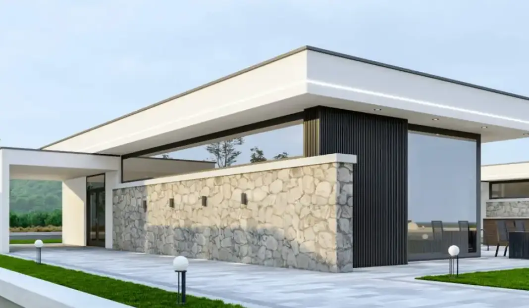 Moderner L-Bungalow 2 L -Bungalow 2